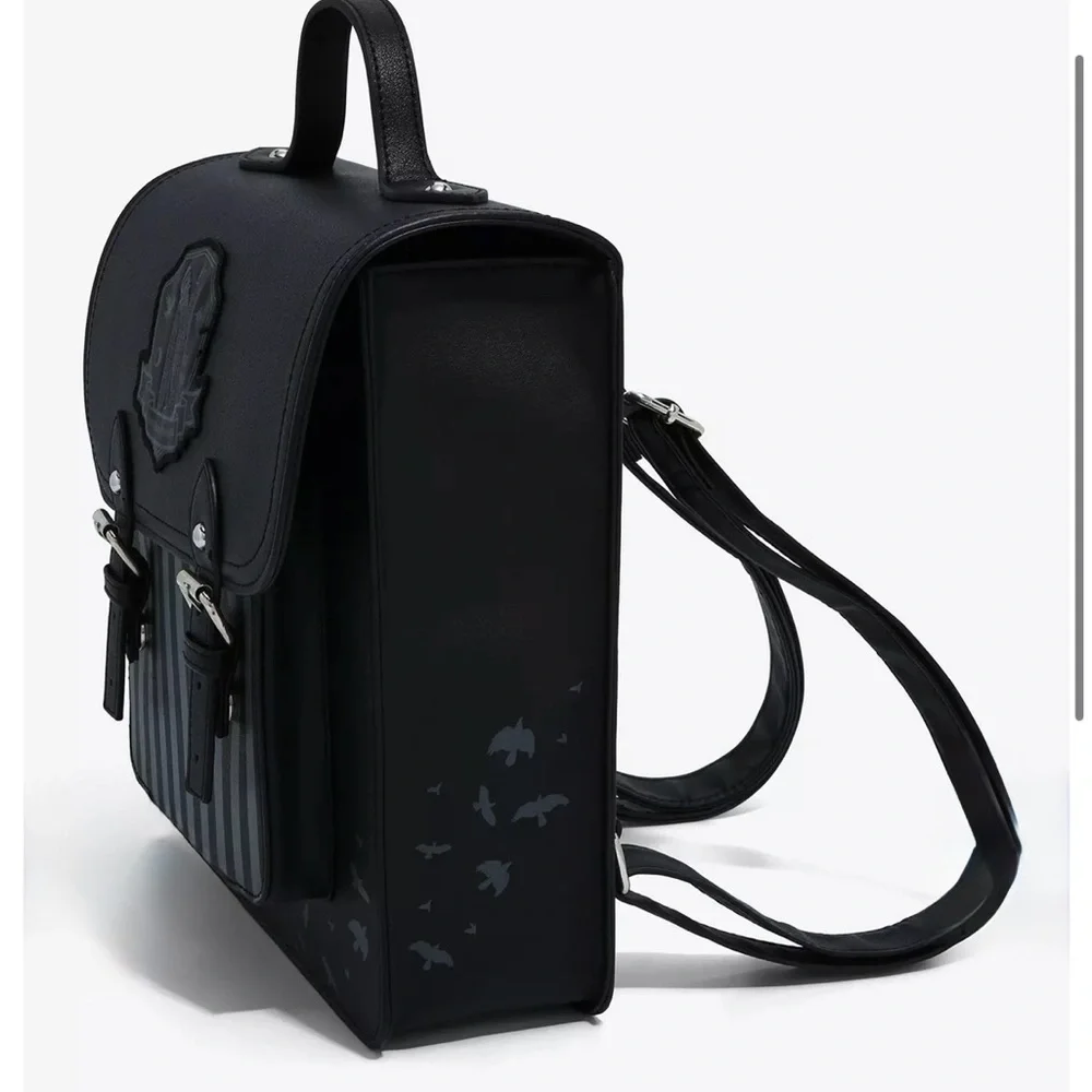 Addams Family Wednesday Nevermore Academy Backpack